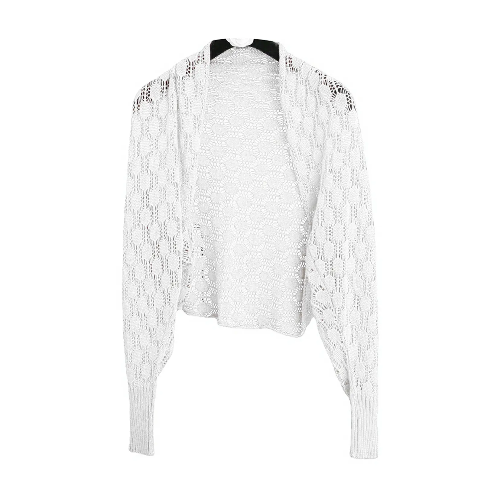 Sun Protection Knit Cardigan Women's Thin Coat Ice Silk Outerwear Cover-up Shawl Air Conditioning Shirt Summer