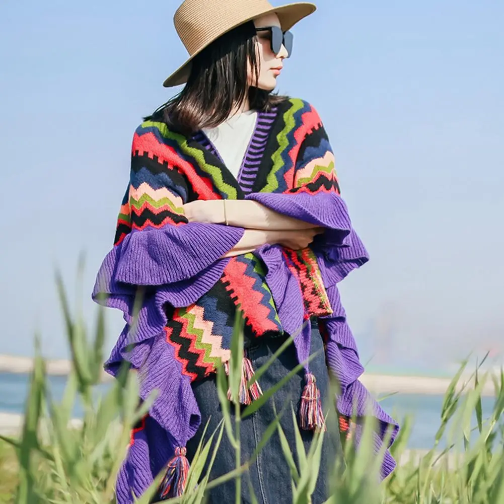 Autumn Overcoat Fashion Jackets for Women Casual Winter Clothes Women Vintage Coats Sweater Elegant Ethnic Style Cloak Cardigan