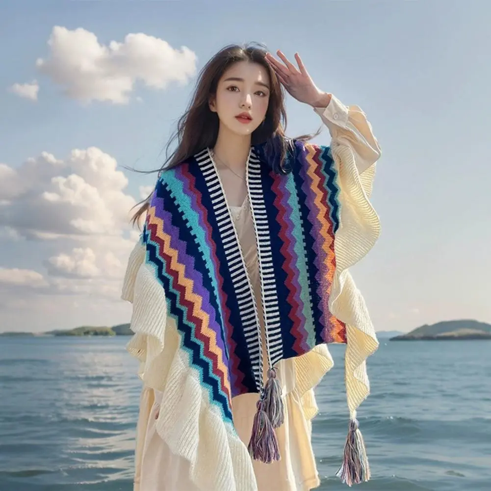 Autumn Overcoat Fashion Jackets for Women Casual Winter Clothes Women Vintage Coats Sweater Elegant Ethnic Style Cloak Cardigan