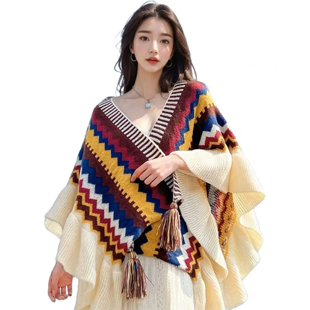 Autumn Overcoat Fashion Jackets for Women Casual Winter Clothes Women Vintage Coats Sweater Elegant Ethnic Style Cloak Cardigan