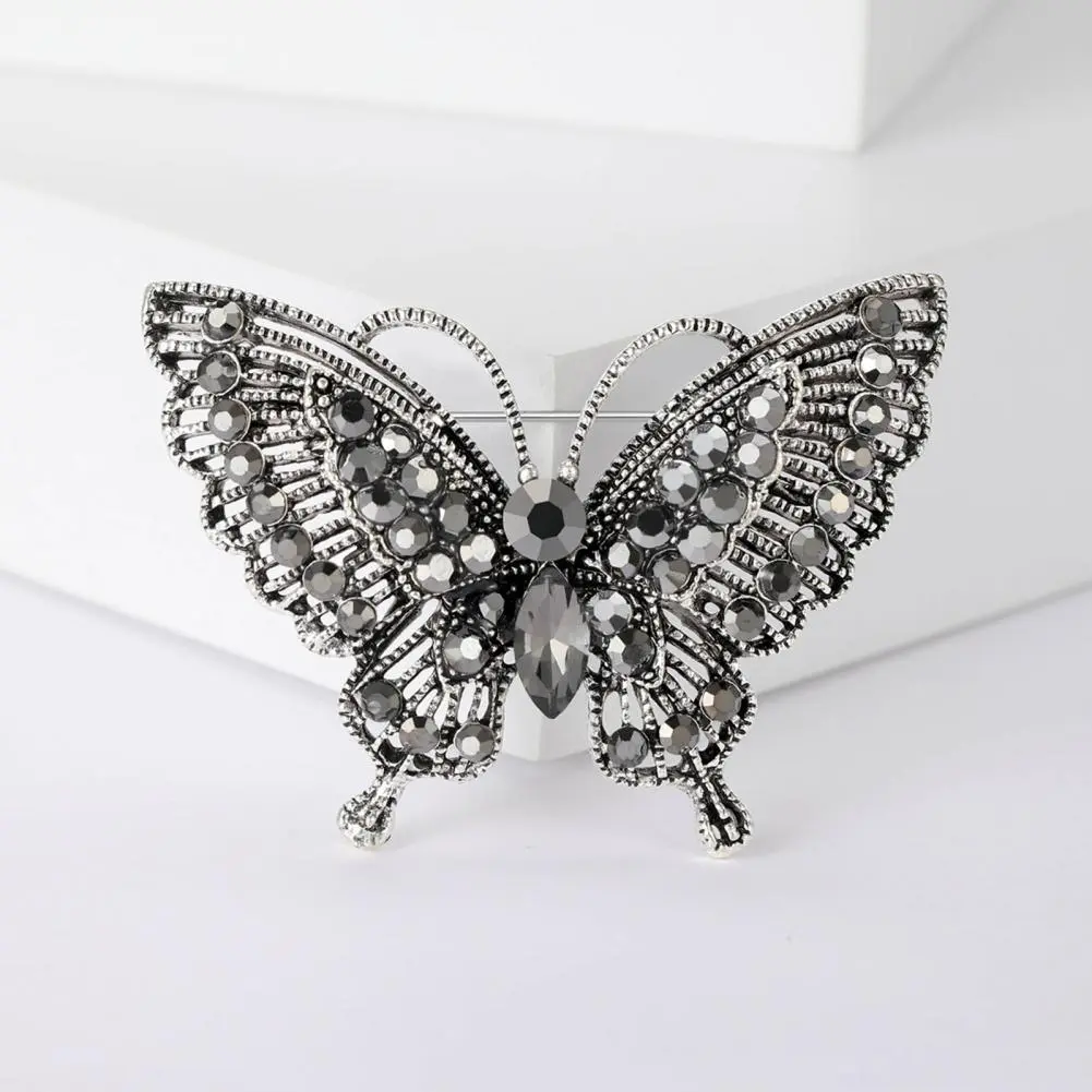 Fashion Brooch Flower Bow Brooches for Women Sweater Coat Clothing Accessories Metal Antiglare Lapel Pin Fixed Clothes Pins