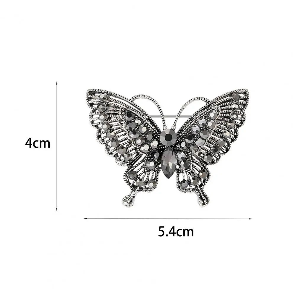 Fashion Brooch Flower Bow Brooches for Women Sweater Coat Clothing Accessories Metal Antiglare Lapel Pin Fixed Clothes Pins