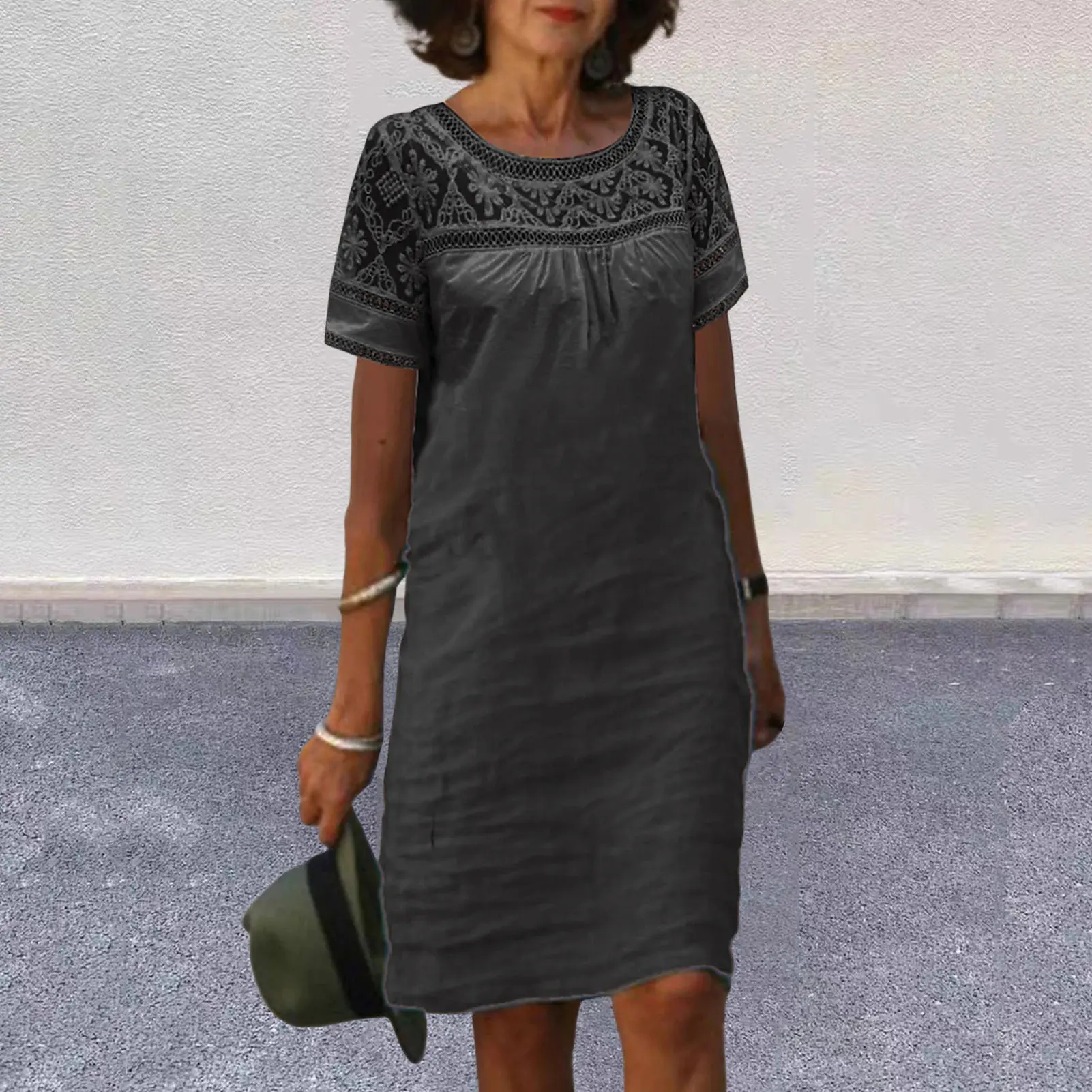 Summer vestidos de fiesta elegantes para mujer Cotton Linen dresses for women 2025 vestidos para mujer