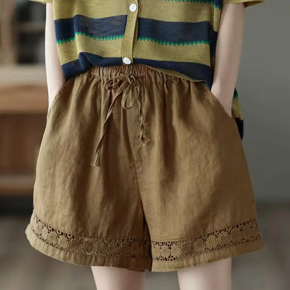 Cotton Linen Shorts Women Fashion Workout Shorts High Waiste Pants Ladies Black Casual Women Shorts Sport Femme