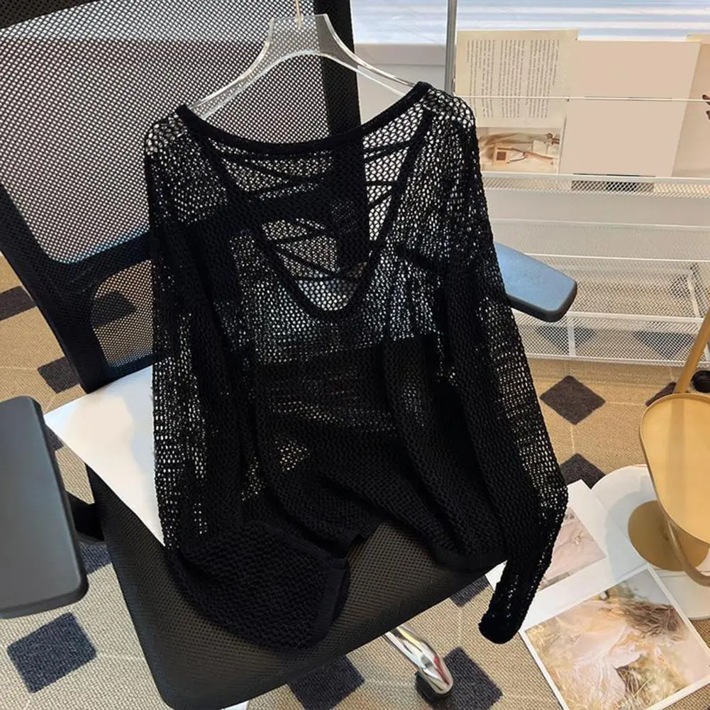 Off Shoulder Backless Striped Cropped Sweater Women Vintage Oversize Knit Jumper Female Autumn Long Sleeve O-neck Pullovers Tops