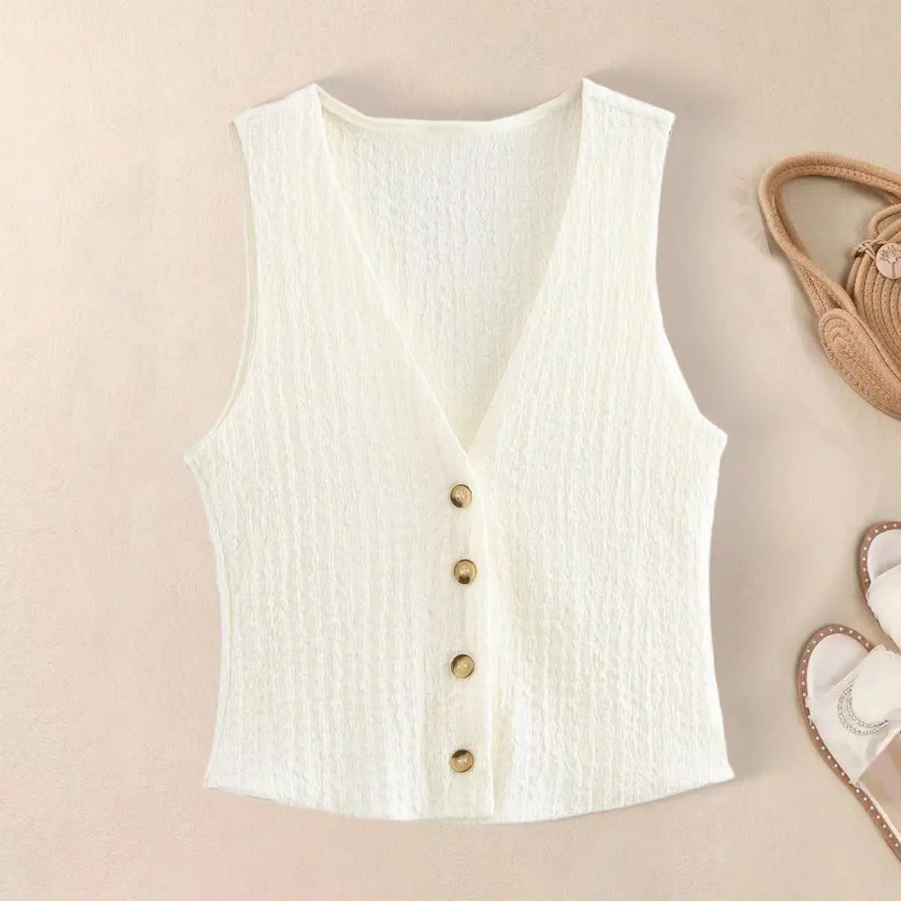 Sexy Summer Cami Top Cardigan Sleeveless Cropped Vest Elegant Youth Clothes Women Fashion Off Shoulder 2024 New