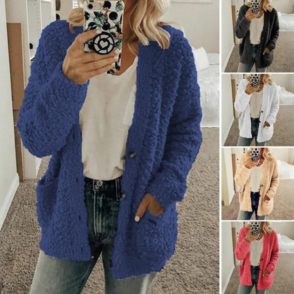 Fashion Warm Coat Autumn and Winter Press-pleated Printed Turn-collar Long-sleeved Shirt Two-piece Furry Coat
