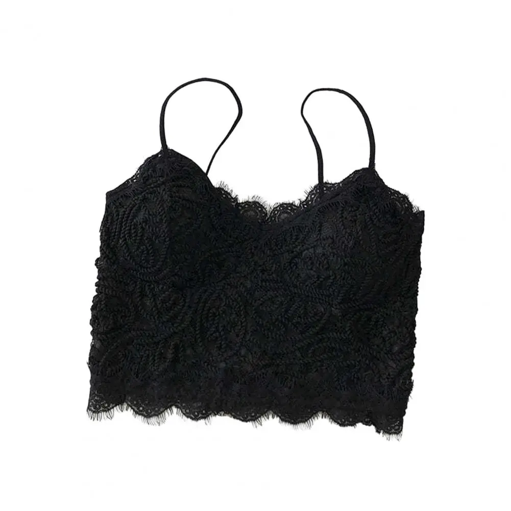 2025 Hot Sexy Women Crop Top Tank Women Spring and summer V-neck lace solid color patchwork pullover sleeveless vest t-shirt