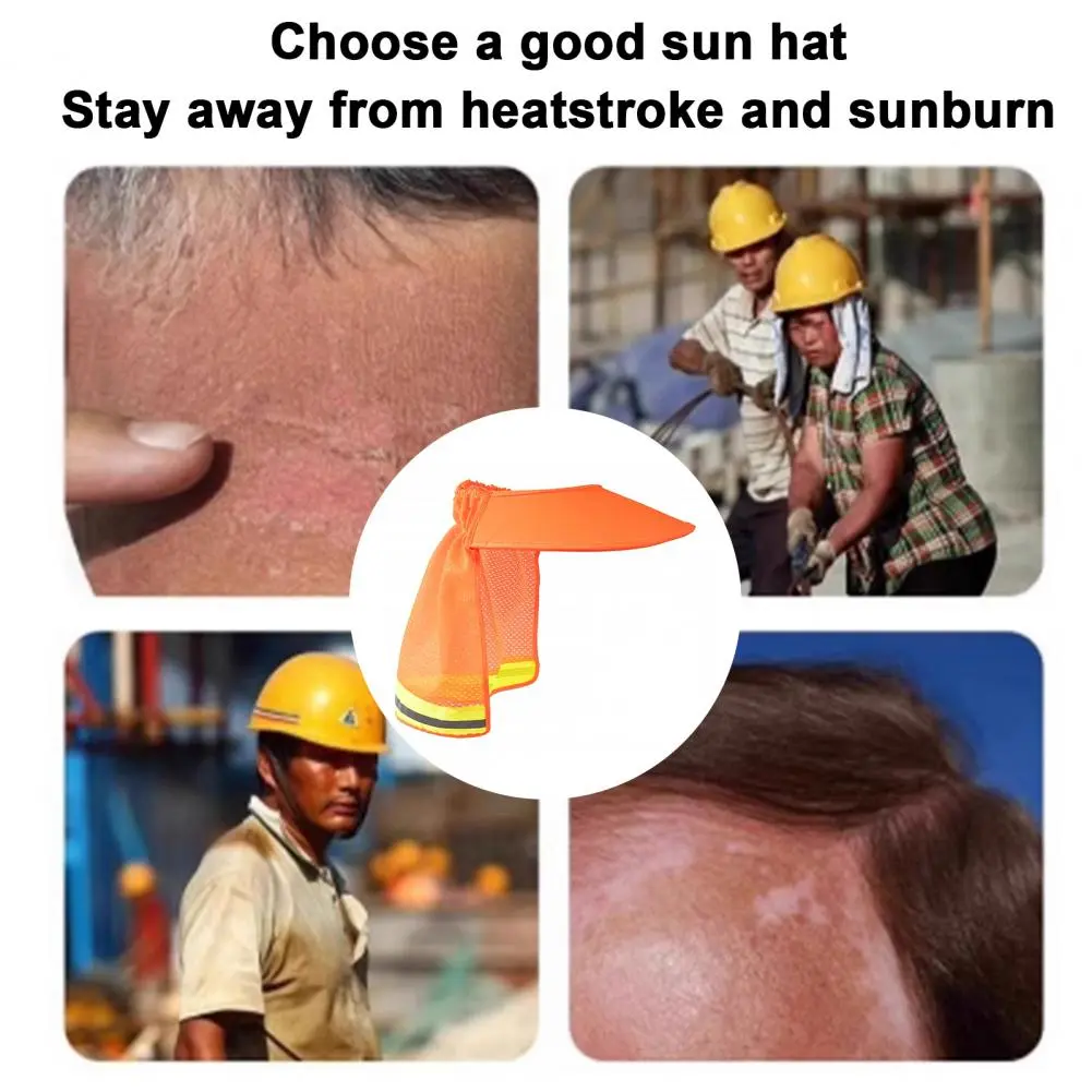 Breathable Sun Hat High Visibility Reflective Sun Hat with Uv Protection Safety Features for Day Night Wear Sun Hat with Neck
