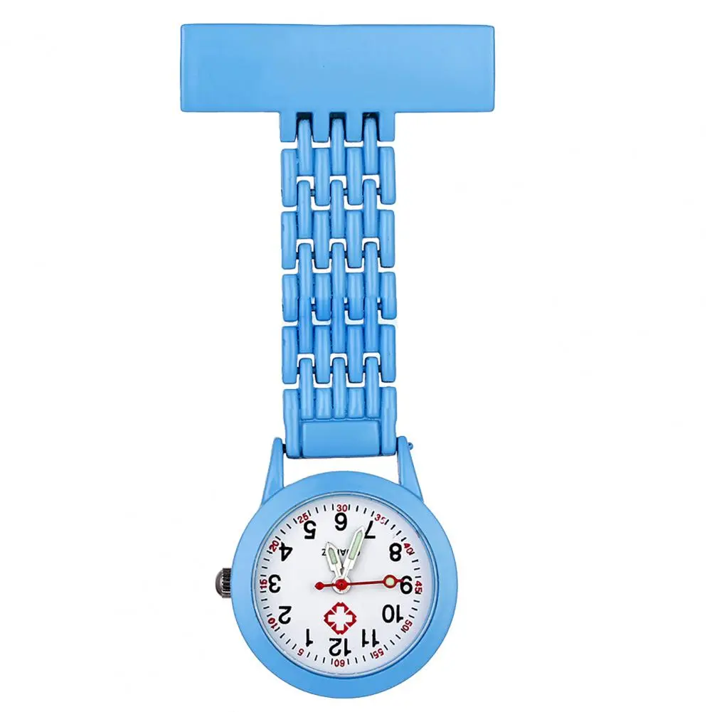 New Fashion Pin Brooch Count Meter Dial Luminous Hand Doctor Clock Fob Nurse Pocket Watch