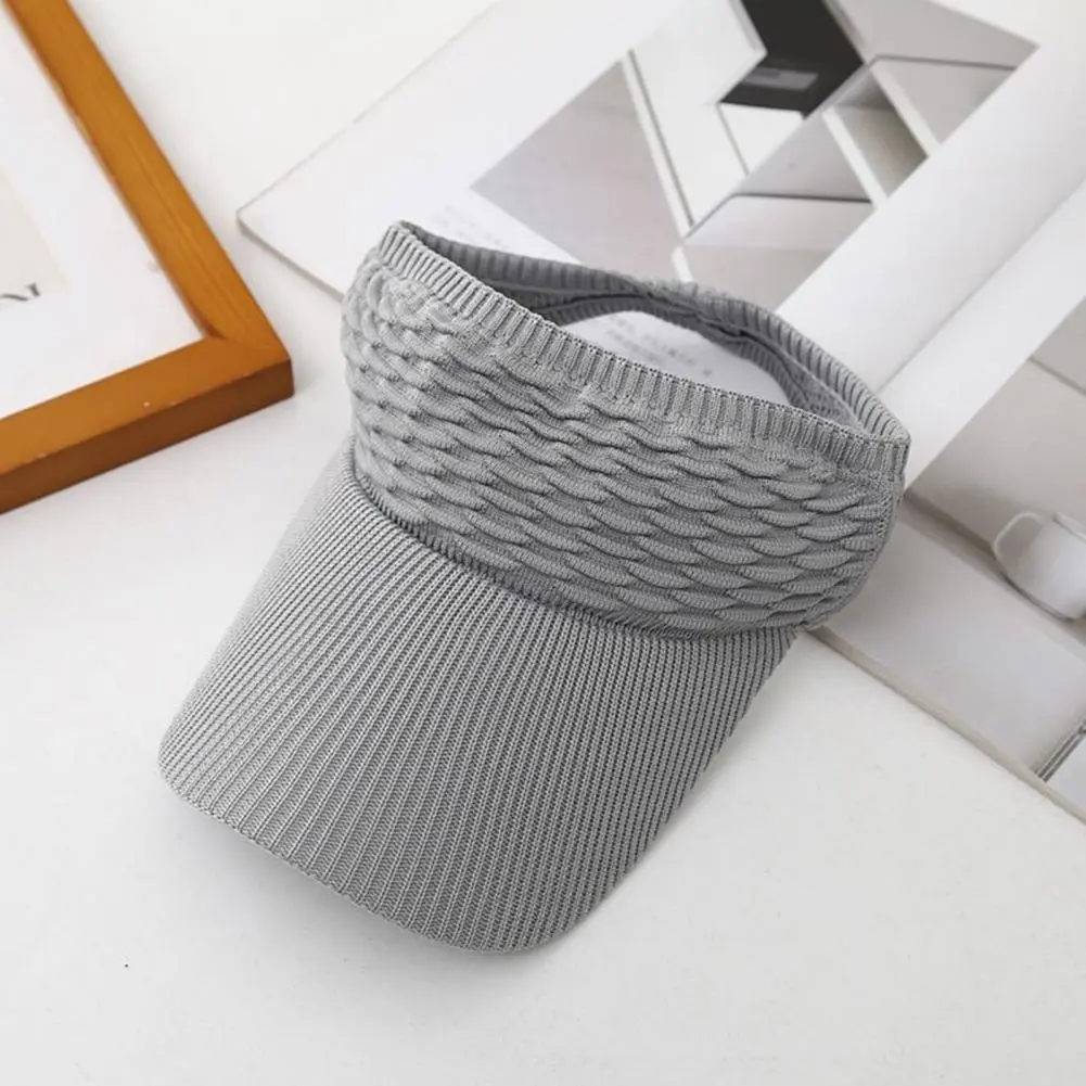 Uv Protection Summer Hat Stylish Women's Sun Visor Hats for Tennis Golf Running Adjustable Breathable Anti-uv for Outdoor
