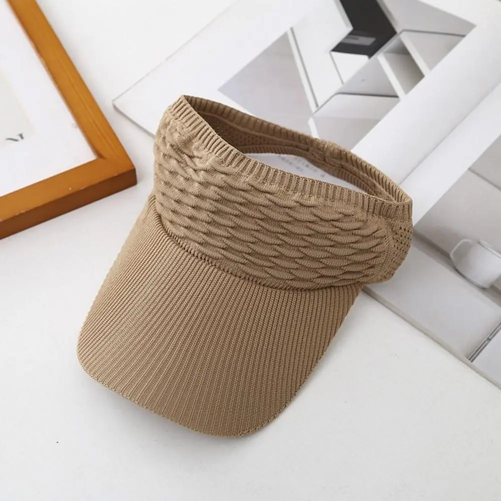 Uv Protection Summer Hat Stylish Women's Sun Visor Hats for Tennis Golf Running Adjustable Breathable Anti-uv for Outdoor