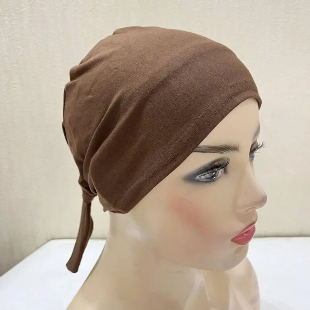 Elastic Breathable Hat for Women Stylish Ethnic Top Hat with Knotted Design for Outdoor Activities Lightweight Breathable for A