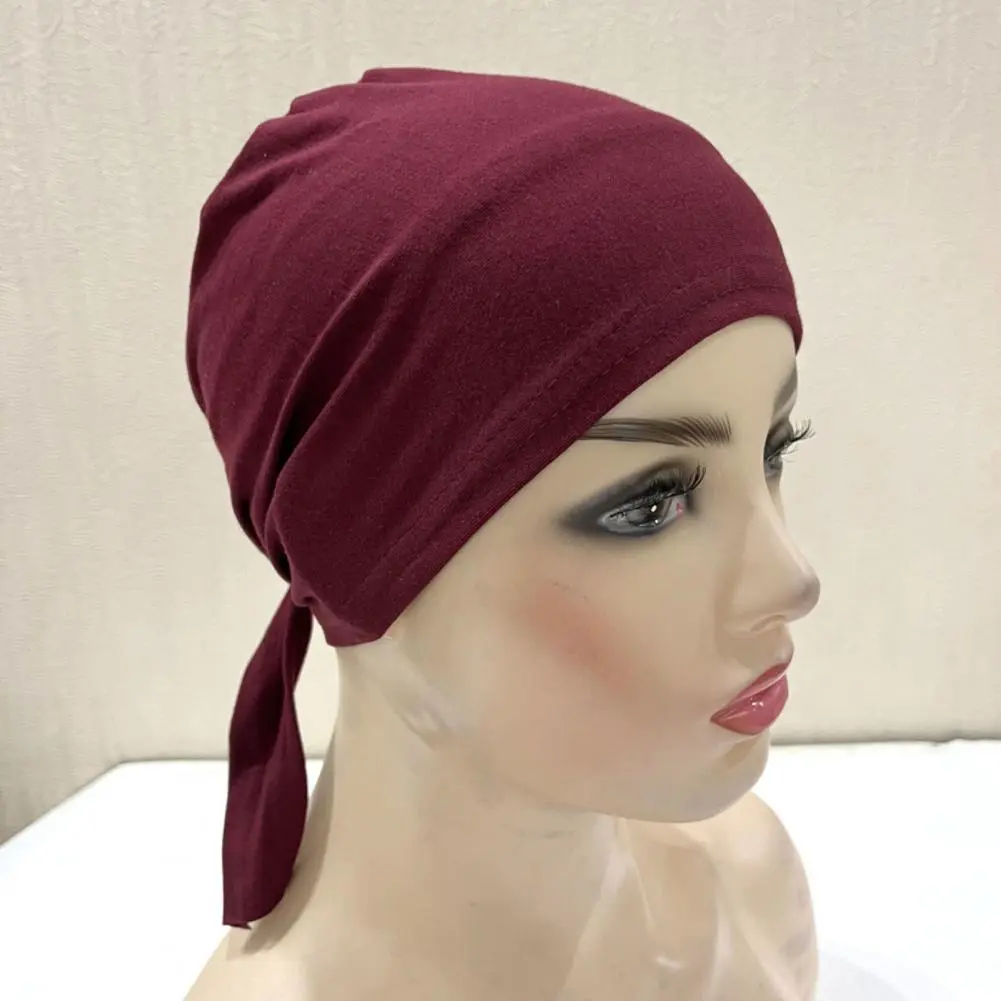 Elastic Breathable Hat for Women Stylish Ethnic Top Hat with Knotted Design for Outdoor Activities Lightweight Breathable for A