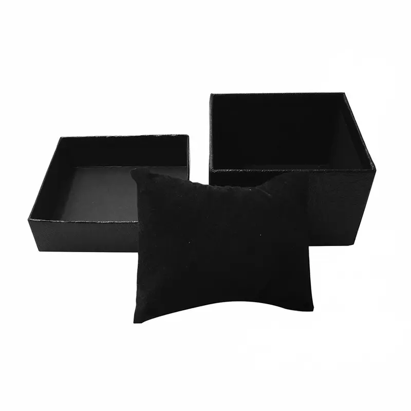 1PC Black Paper Jewelry Box Bracelet Necklace Ring Earring Box Handmde Kraft Wedding Gifts Packaging Box Jewelry Accessories