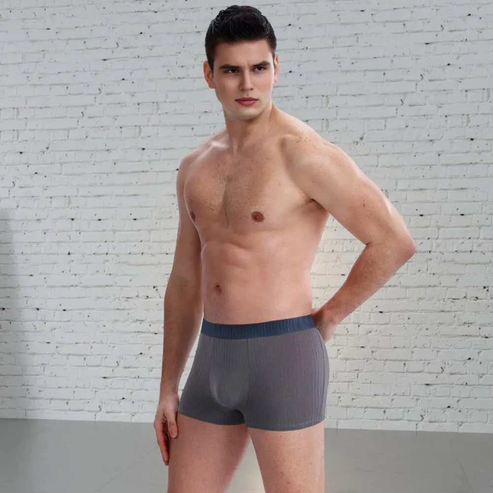 Men's Cotton Panties Underwears Boxers Men Underpants Cotton Thermal For Man Breath Able Homme Sexy Soft Male Short