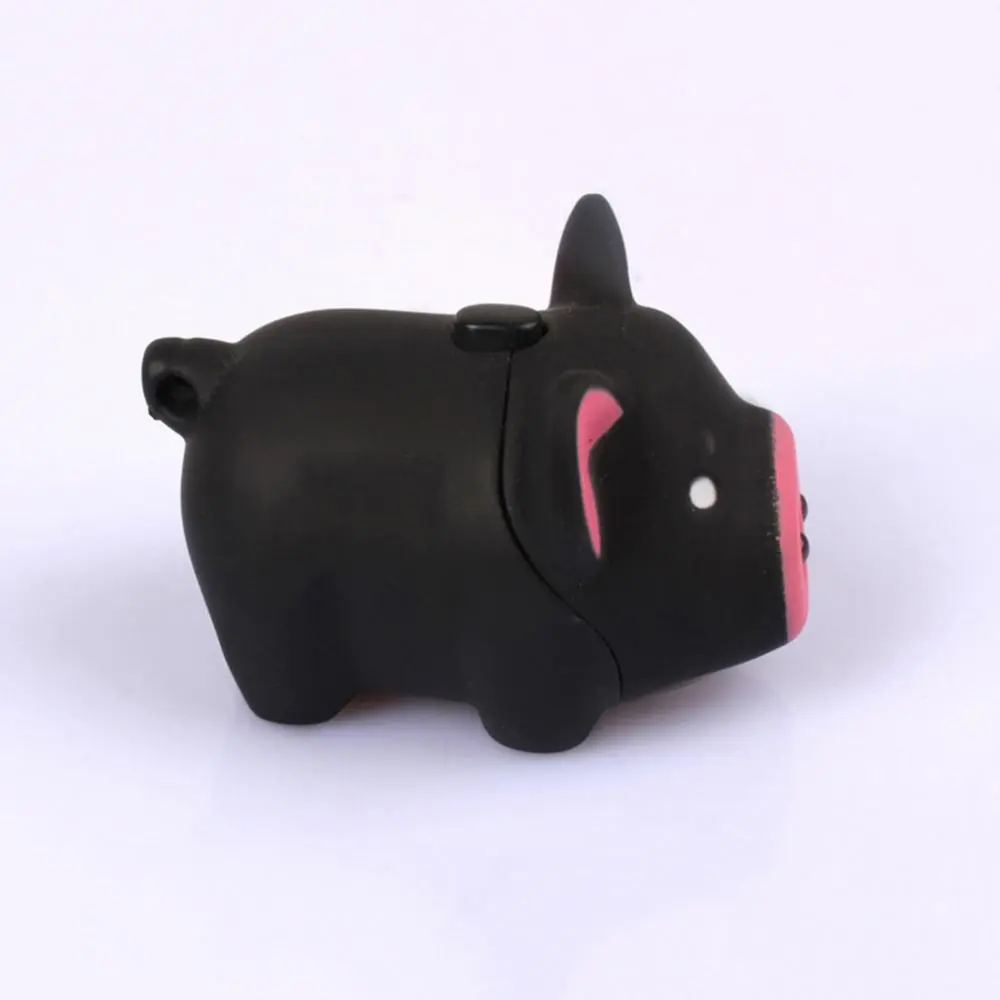 LED Light Pig Key Chain LED Sound Cute Pig Keyring Bag Pendant Mini Flashlight Backpack Funny Pendant Keyring Jewelry Kid Gift