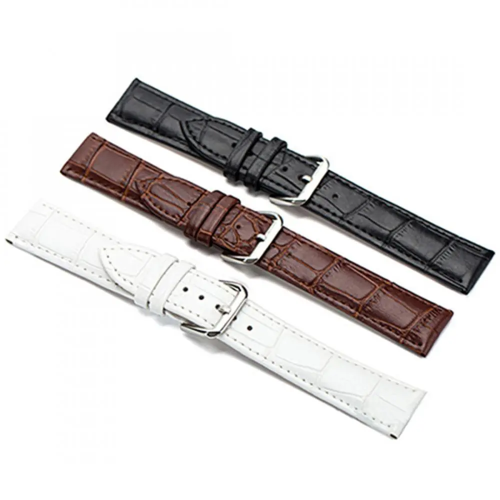 18/20/22mm  Steel Pin Buckle Vintage Leather Watch Bands Watch Band Strap Women Men Quartz Watch Wrist Belt Bracelet Watchbands