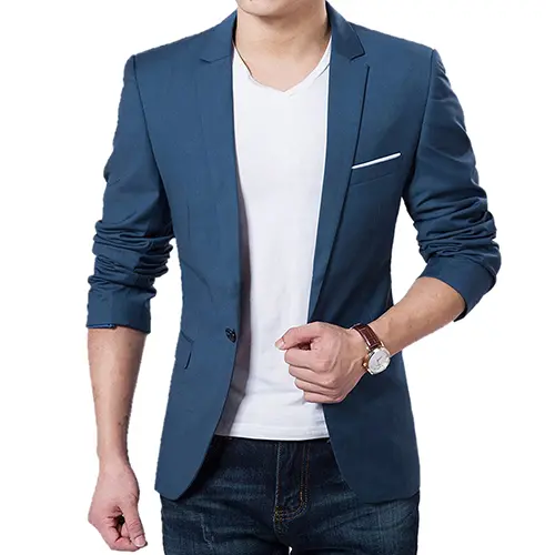 Men s Solid Color Step Collar Slim Formal Business Wear One Button Suit Highend Men Casual Business Suit costume homme
