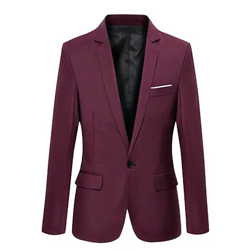 Men s Solid Color Step Collar Slim Formal Business Wear One Button Suit Highend Men Casual Business Suit costume homme