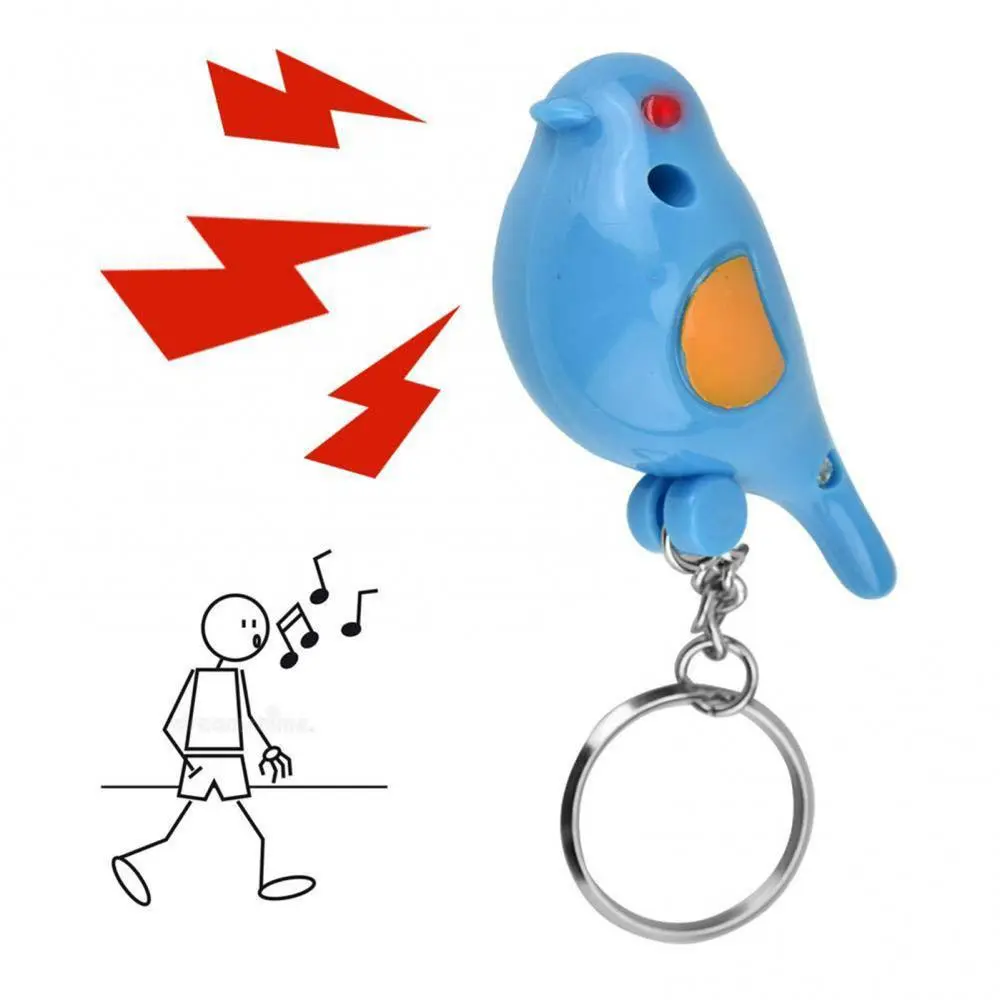 Anti Lost LED Finder Find Locator Keychain Whistle Beeped 7 Meters Sound Control Torch Wireless Flashing Wallet Finder
