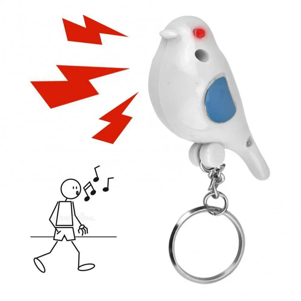 Anti Lost LED Finder Find Locator Keychain Whistle Beeped 7 Meters Sound Control Torch Wireless Flashing Wallet Finder