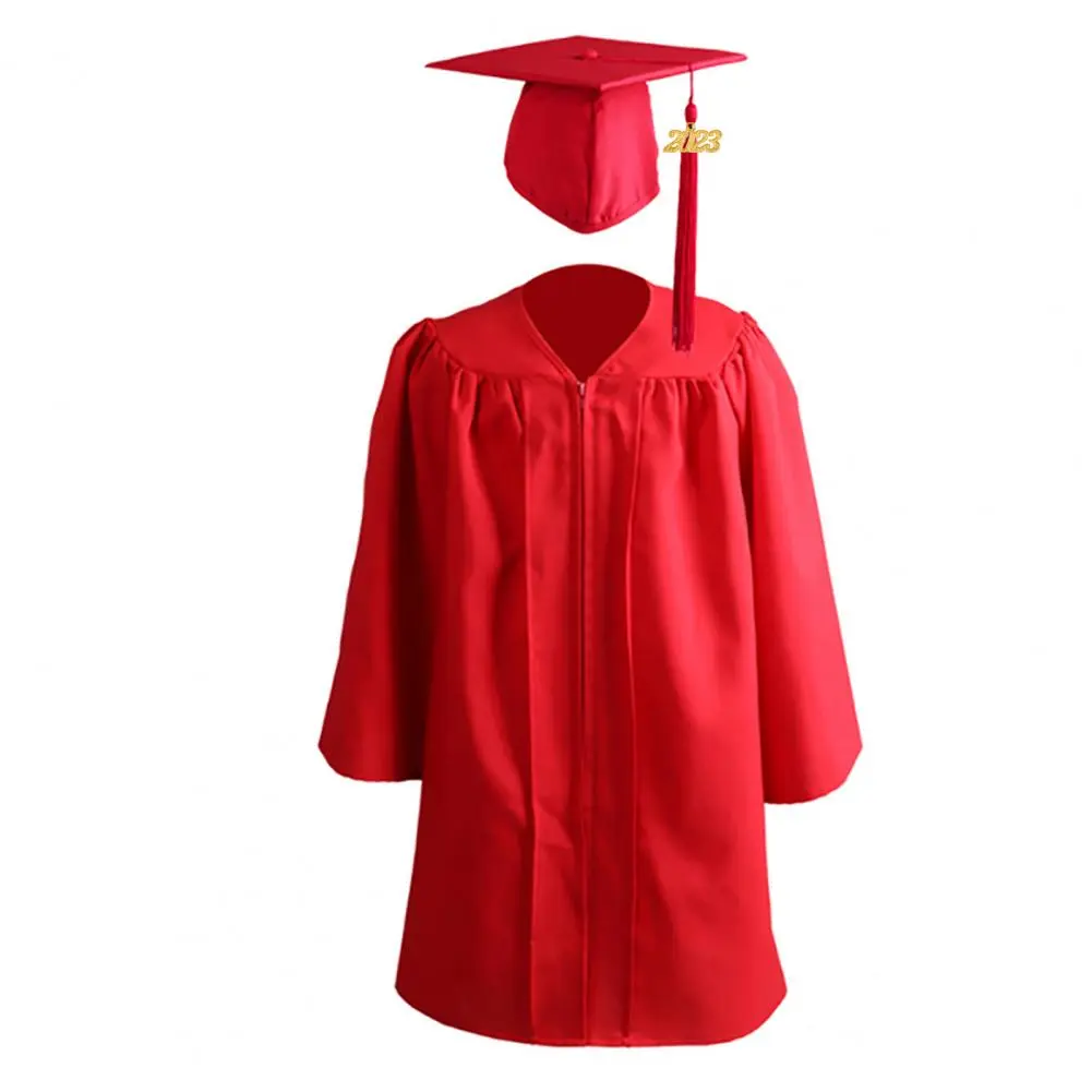 Kids Graduation Gown Suit Boys Girls Cap Gown Set Children Kid Toddler School Graduation Clothing Kindergarten Graduation Gown