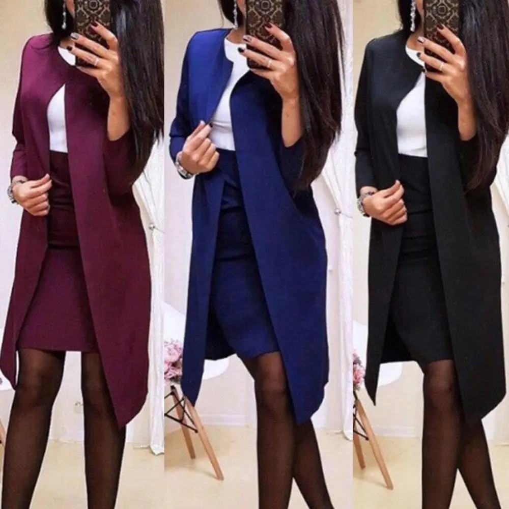 Women s Skirt Suits Work Pantsuits OL Business Uniform Formal 2 Piece Suits Office Ladies Slim Pencil Skirt