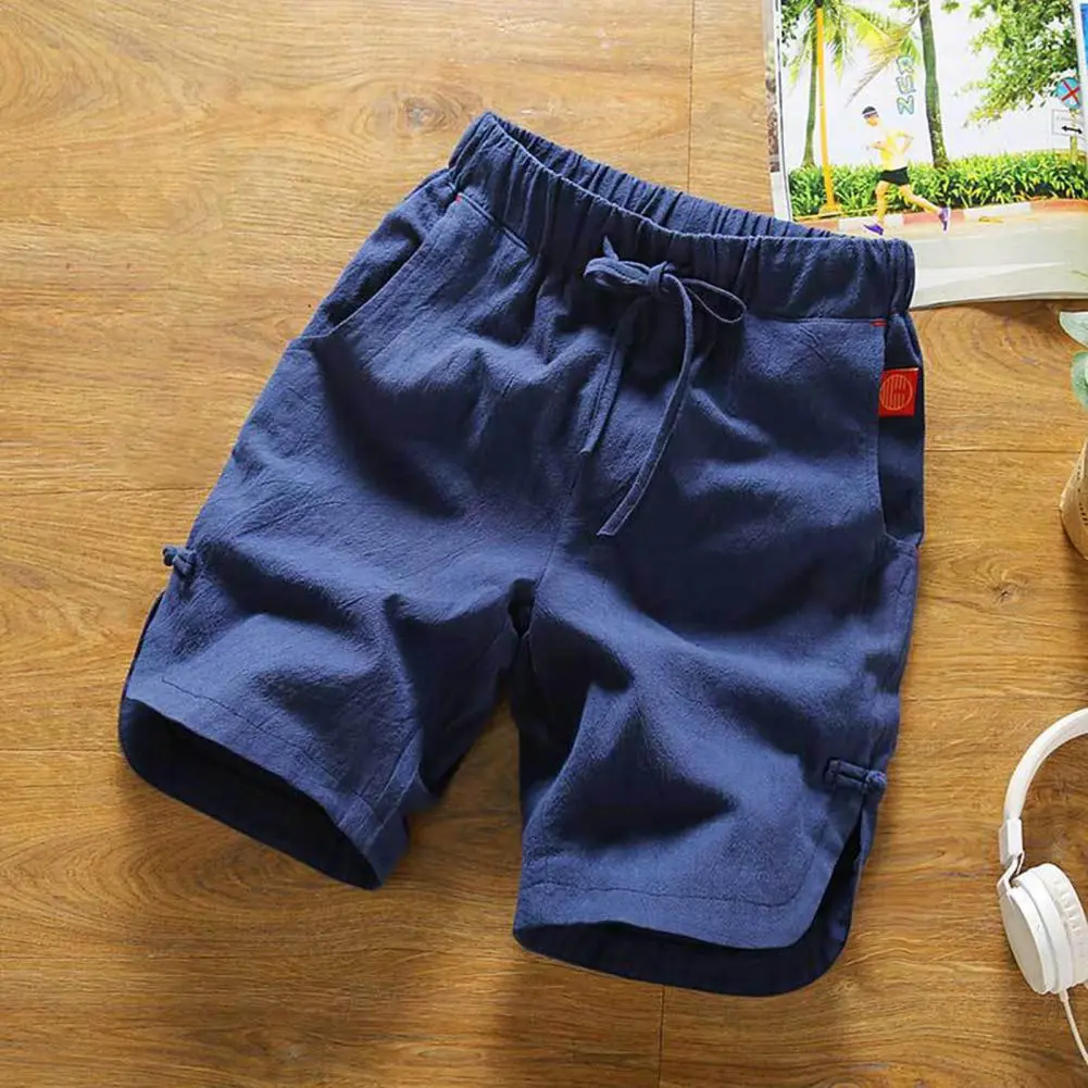 Drawstring Men Shorts Quick-drying Summer Elastic Waist Beach Shorts Casual Running Sport Shorts Men'S Street Pants Shorts шорты