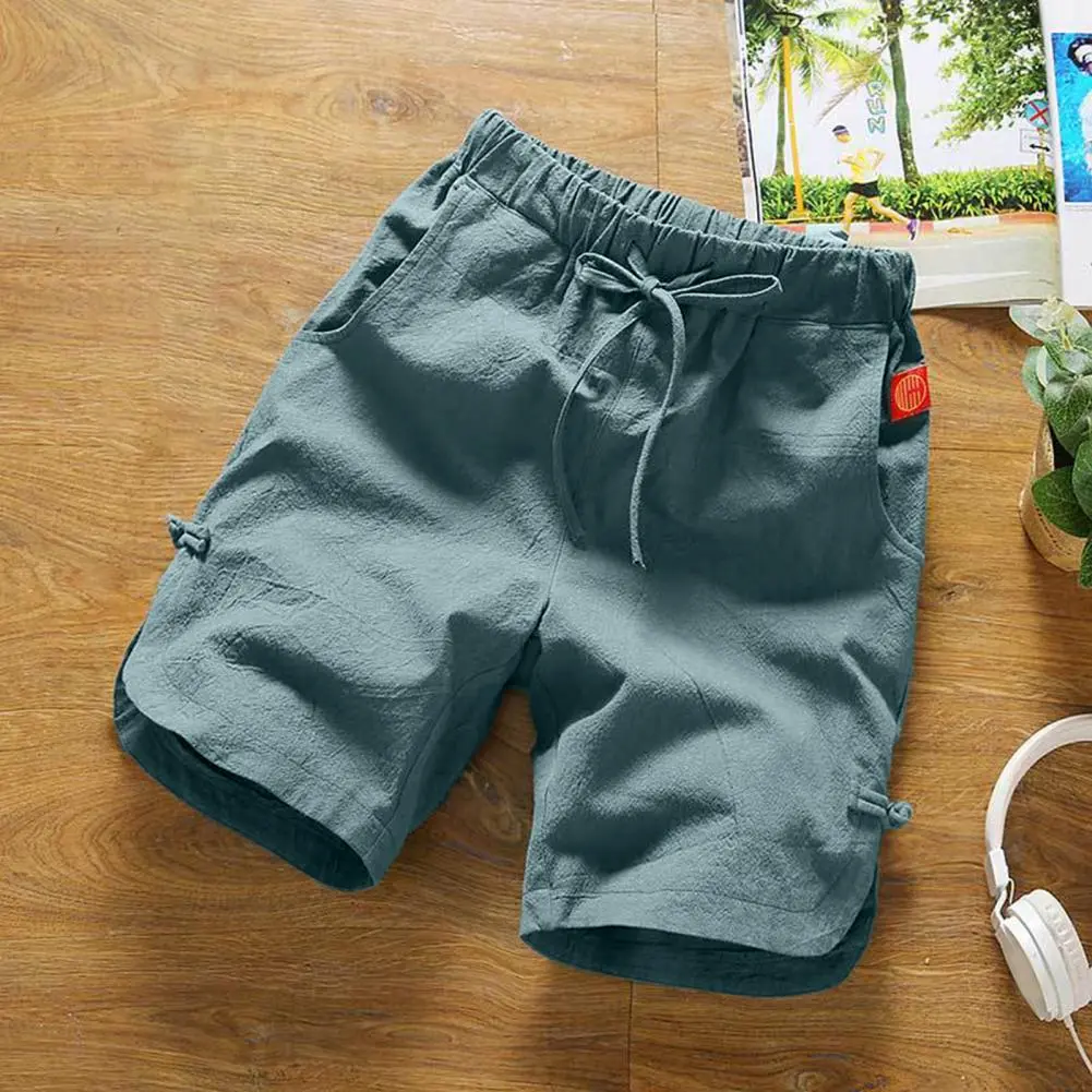 Drawstring Men Shorts Quick-drying Summer Elastic Waist Beach Shorts Casual Running Sport Shorts Men'S Street Pants Shorts шорты