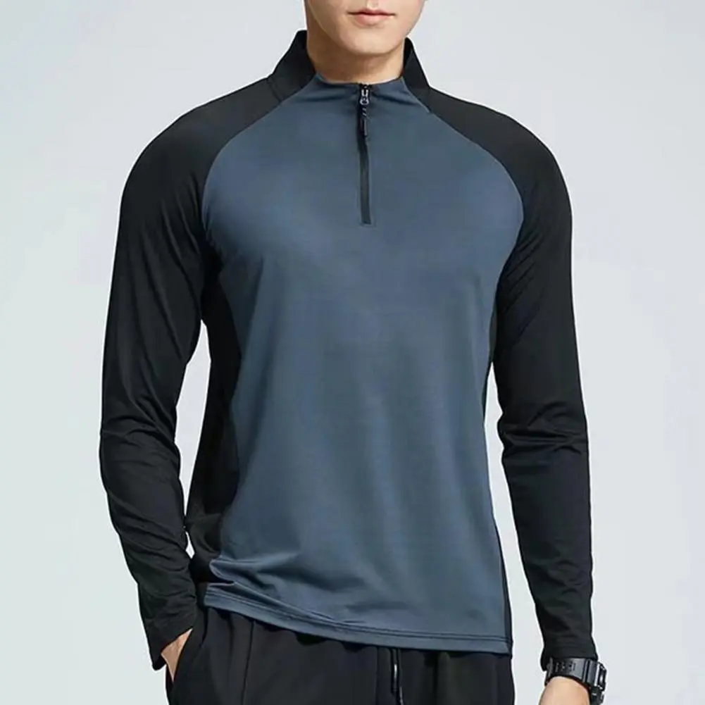 2024 Summer Mens Sports T-Shirt Long Sleeve Running Gym Clothing Fitness Golf Rashguard Quick Dry Compression Shirt Sportswear
