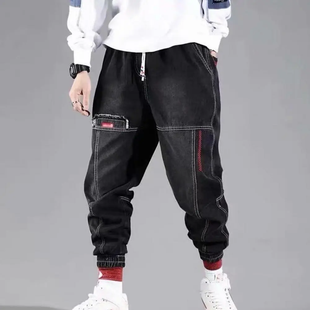 Autumn Winter Corduroy Sweatpants Men Baggy Joggers Casual Fleece Harem Pants Oversized 5XL Loose Dress-up Hip Hop Male Trousers