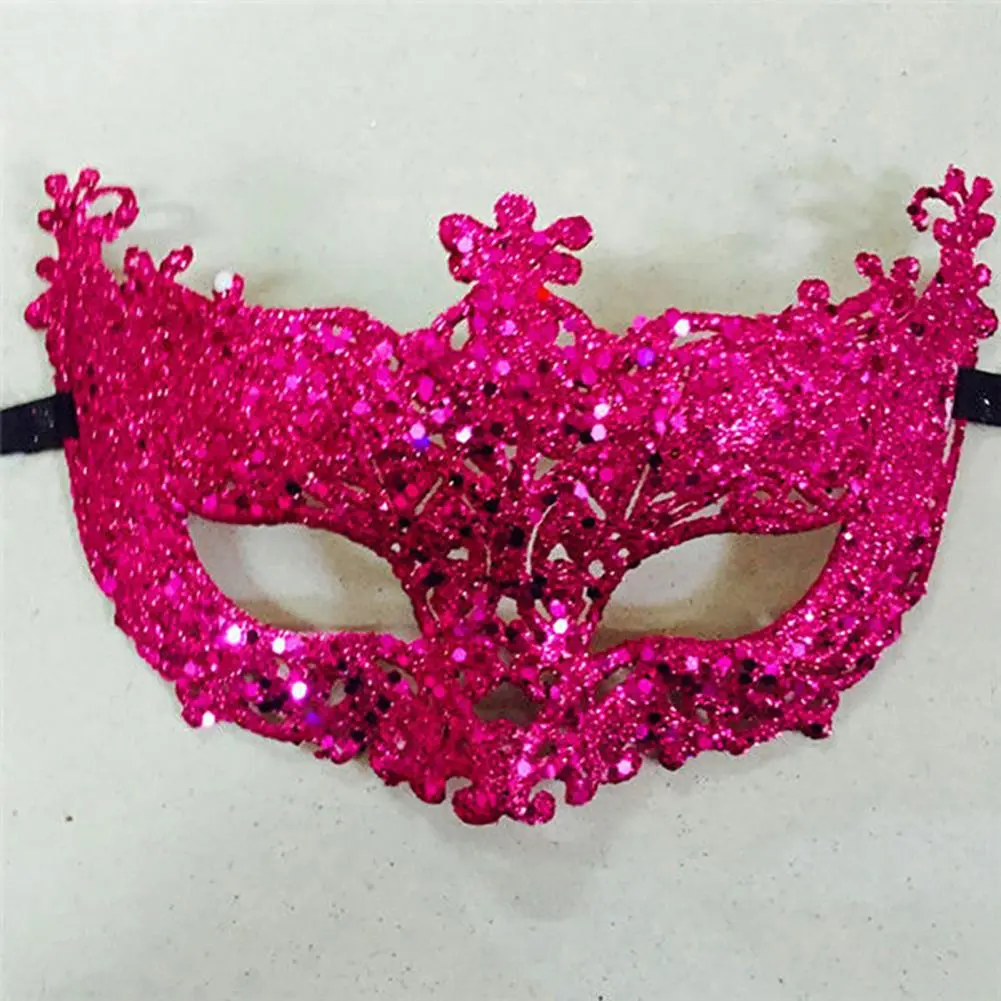 Glitter Anime Cosplay Mask Masquerade Face Mask Sexy Prom Party Props Costume Halloween Mask Nightclub Queen Eye Mask Babydolls