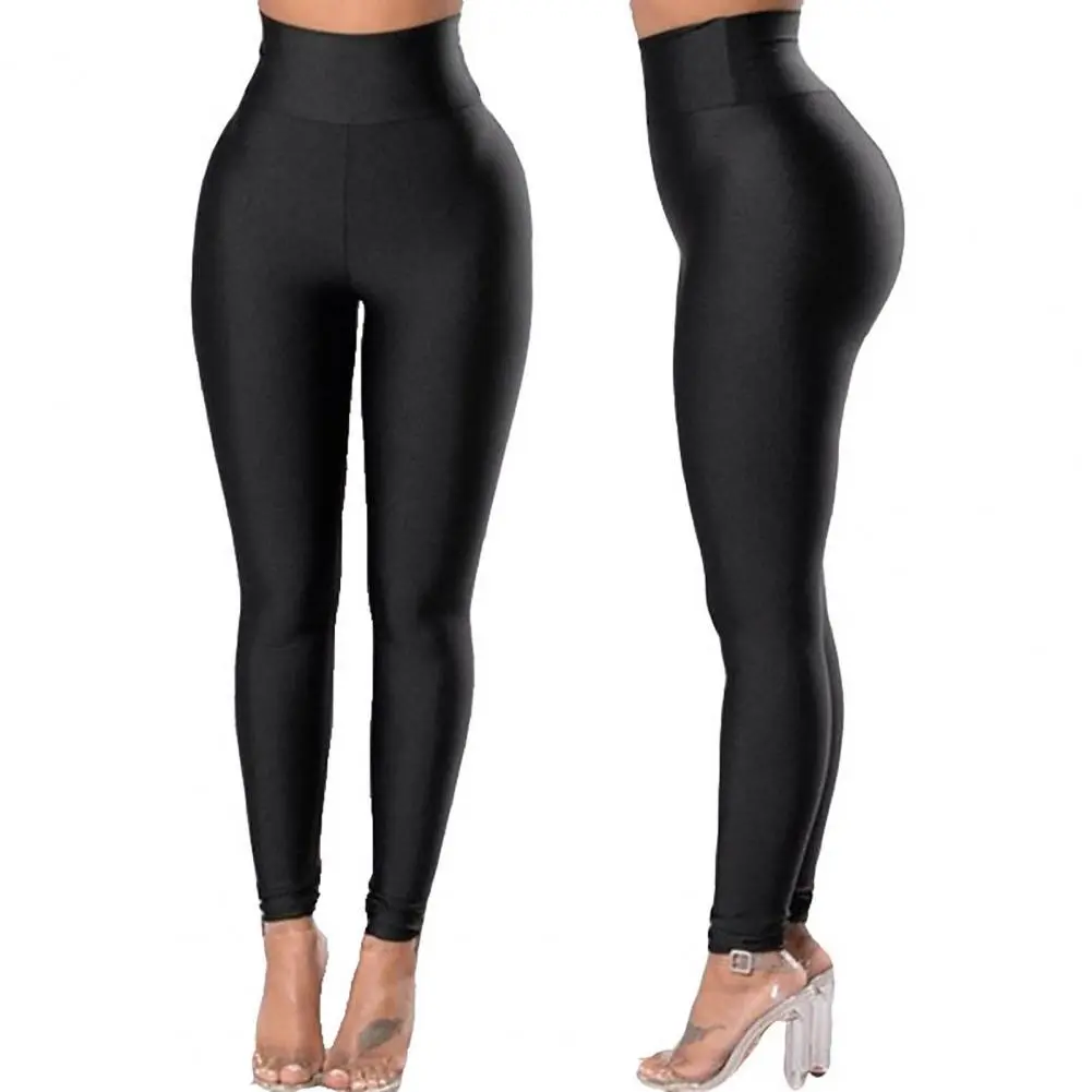 Women Yoga Pants Skinny High Waist Hip Lift Fitness Leggings Seamless Running Fitness Ankle Length Leggings Gym Yoga Leggings