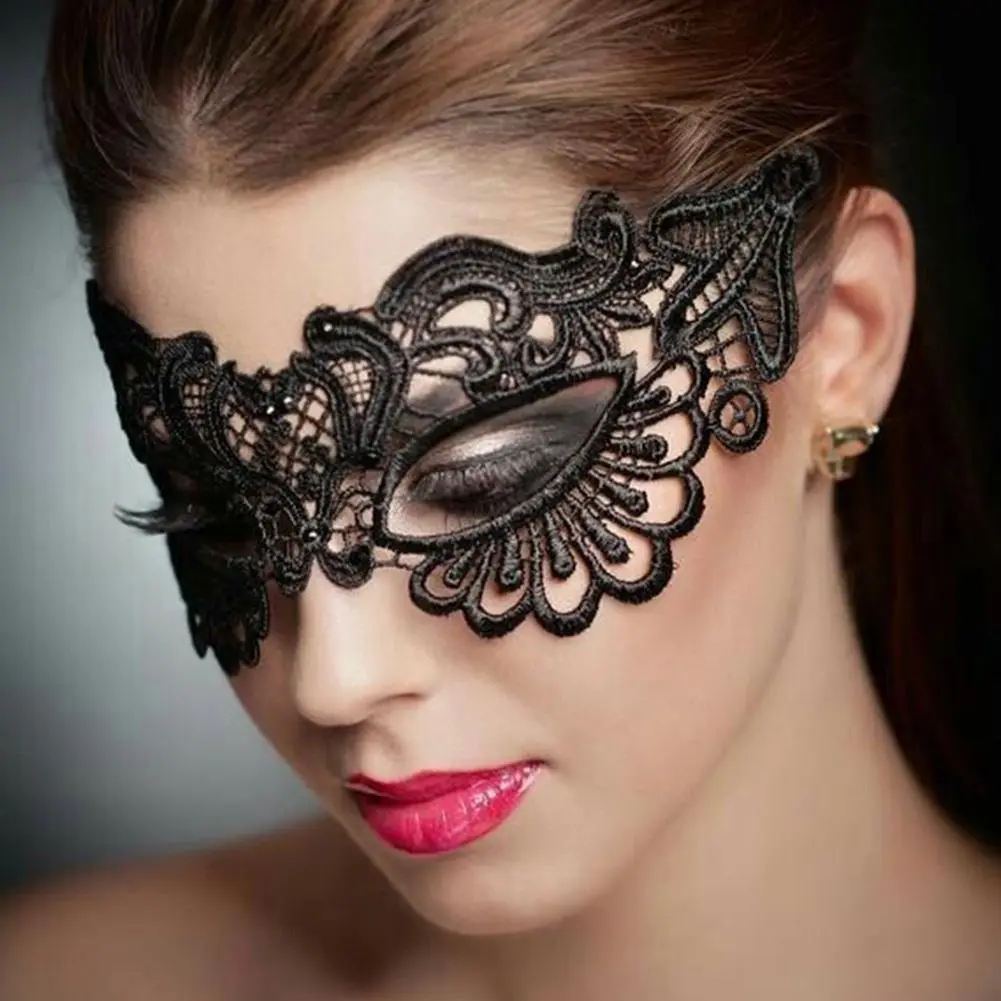 Women Hollow Lace Masquerade Face Mask Princess Prom Party Props Costume Halloween Masquerade Mask Women Sexy