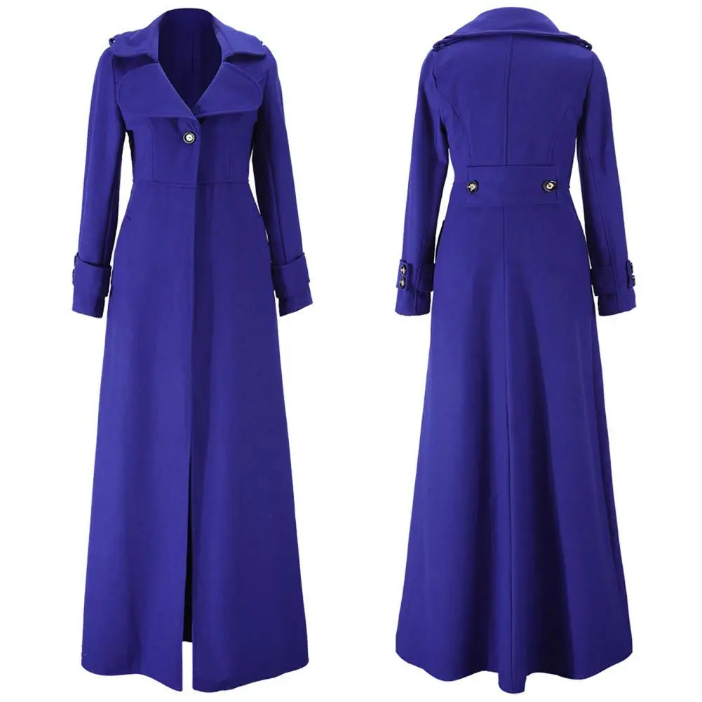 Woolen Women Overcoat Korean Style Loose Oversized Long Women Trench Coat Single Breasted Belted Lady Cloak Windbreaker Jackect