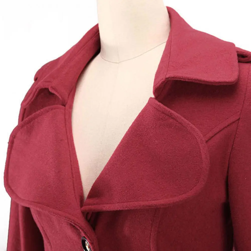 Woolen Women Overcoat Korean Style Loose Oversized Long Women Trench Coat Single Breasted Belted Lady Cloak Windbreaker Jackect