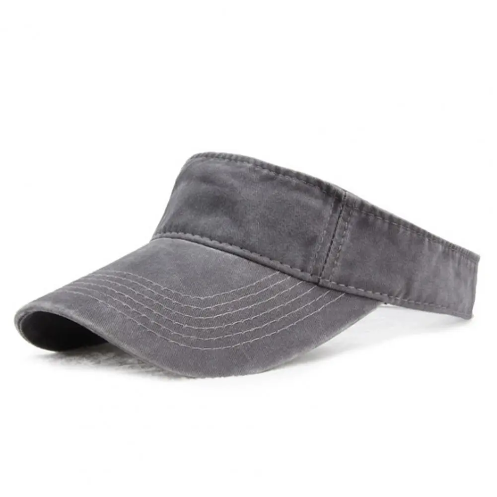 Denim Sun Hats Summer Men Women Baseball Hat Adjustable Sun Visor Uv Empty Top Tennis Running Sunscreen Sport Cap