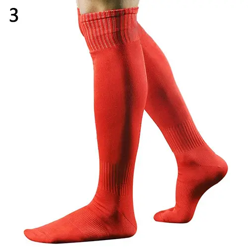 Men Fashion casual  Baseball Long Socks Over Knee High Socks New Year's Socks Sports Men Women Baseball Rugby Socks homme носки
