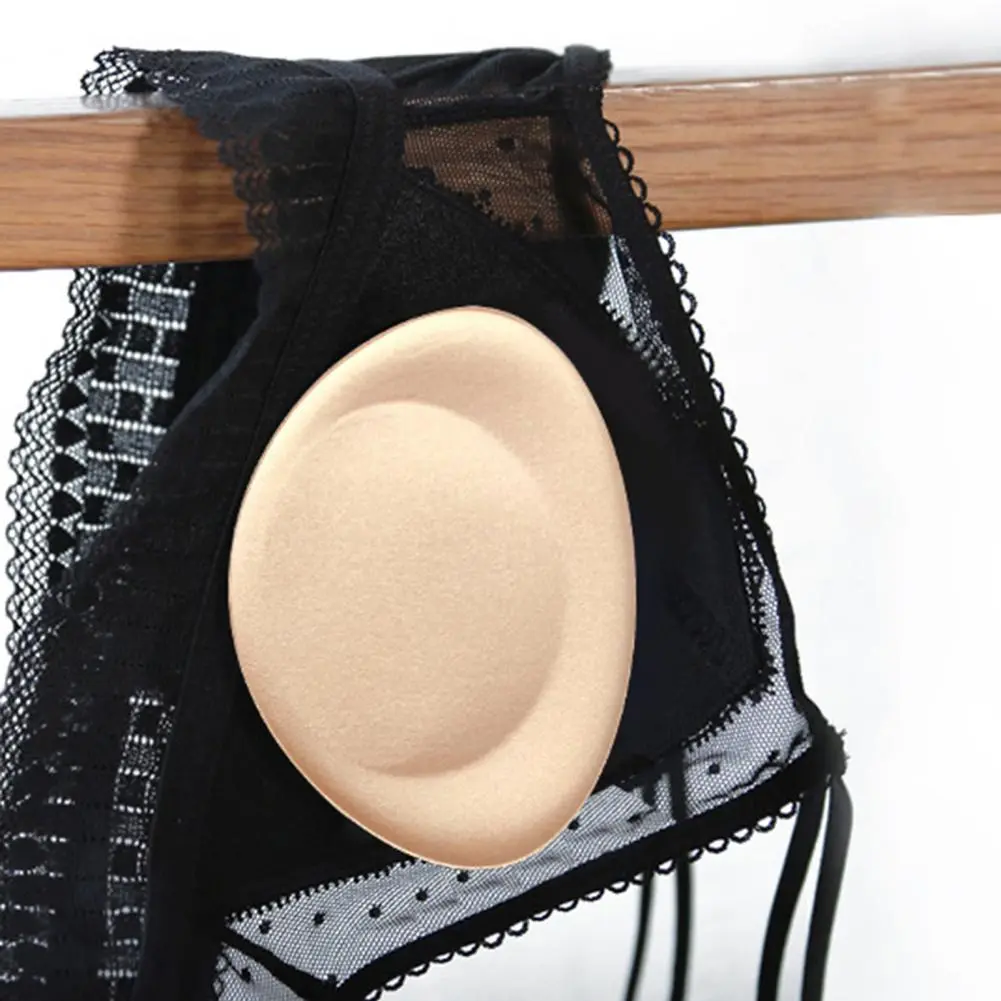 4cm Thick Bra Pads Insert Reusable Sticky Bra Inserts Adhesive Push Up Fuller Bust Inserts Lift Bikini Padding Breast Enhancer