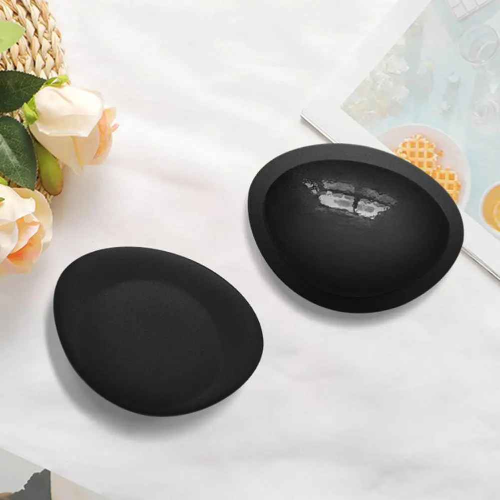 4cm Thick Bra Pads Insert Reusable Sticky Bra Inserts Adhesive Push Up Fuller Bust Inserts Lift Bikini Padding Breast Enhancer