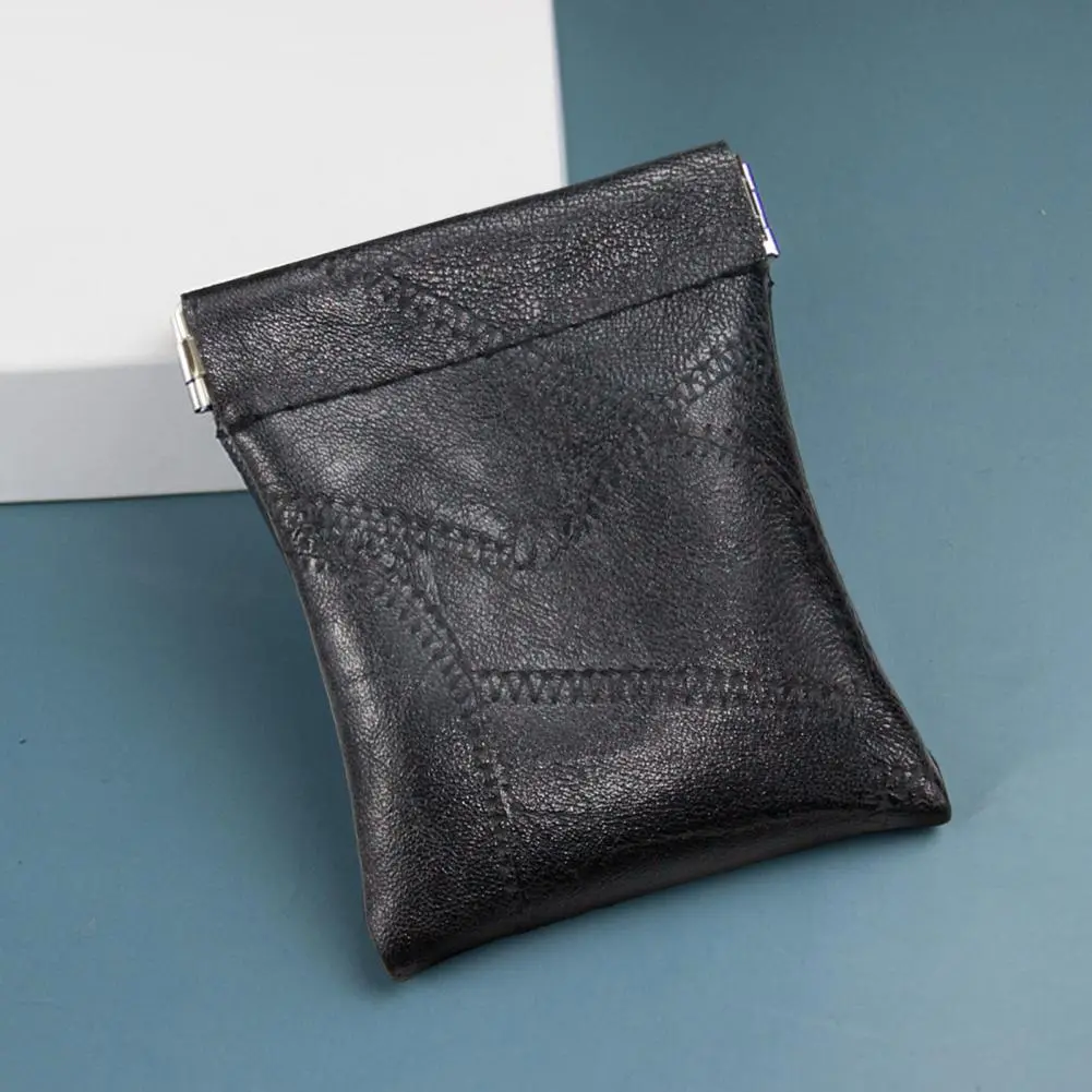 Self-closing Leather Lipstick Women Bag Pouch Keys Wallet Coin Purses Jewelry Organizer Bag Card Holder Carteras Para Mujer