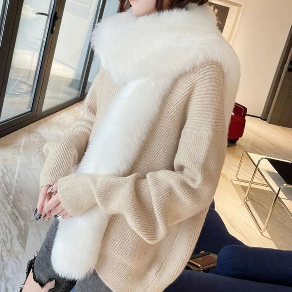 Warm Shawl Scarf Practical Shawl Scarf Cozy Plush Winter Shawl for Women Thick Warm Comfortable Scarf Bright Colors Versatile