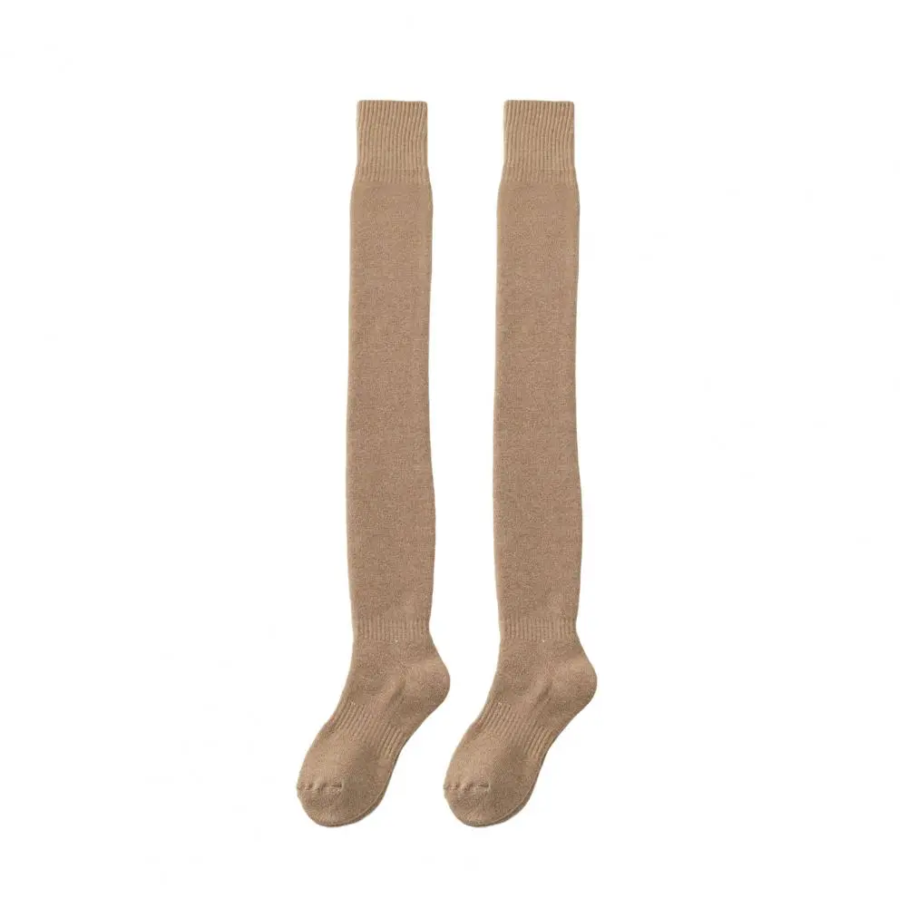 Long Socks for Winter Warmth Socks Cozy Women's Winter Long Socks Soft Thermal Knee-high Stockings Fluffy Over Knee for Girls