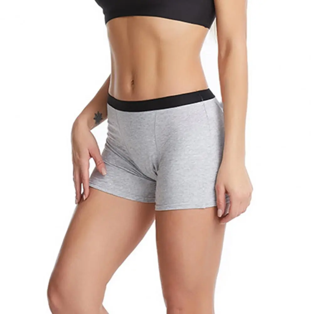 Comfortable Middle-waisted Women Ultra-thin Boxers Absorbent Cotton Menstrual for Heavy Flow Ladies Girls for Nighttime for Men