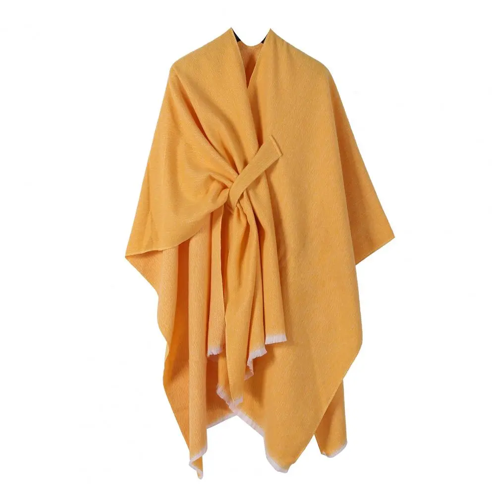 Cashmere Imitation Shawl Versatile Ladies Shawl Elegant Cashmere Imitation Cloak Shawl for Women Soft Warm Ladies Jacket Scarf