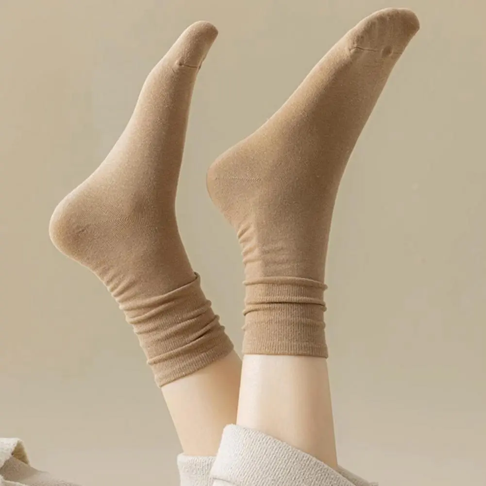 Soft Breathable Ankle Socks Simple Elegant Socks Soft Breathable Athletic Running Socks for Women Crew with Mid-tube Ankle