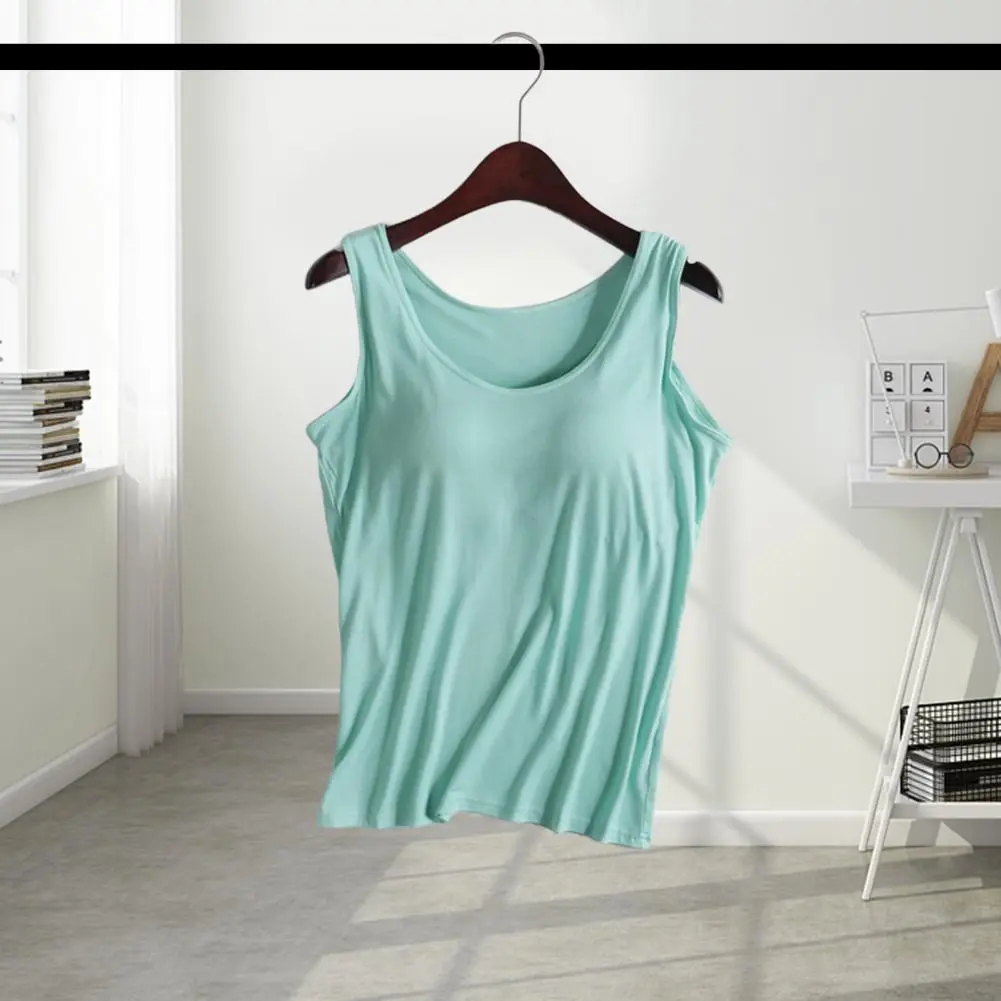 Wide Suspender Tops Women Vest Stylish Women's Sleeveless Vest with Wide Suspender Straps Slim Fit Design Solid Color Bottoming