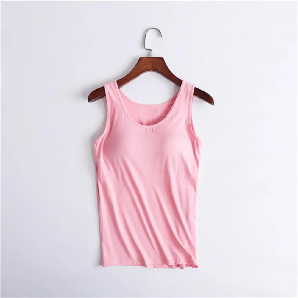Wide Suspender Tops Women Vest Stylish Women's Sleeveless Vest with Wide Suspender Straps Slim Fit Design Solid Color Bottoming
