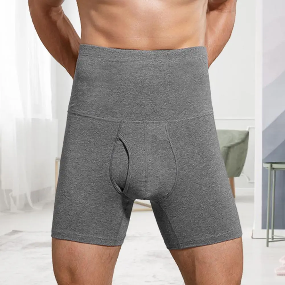 2025 L-4XL Handsome Men Cotton Underpants Thermal Underwear Wide Waistband Open Crotch Warm Cold Resistant Men Sports Shorts